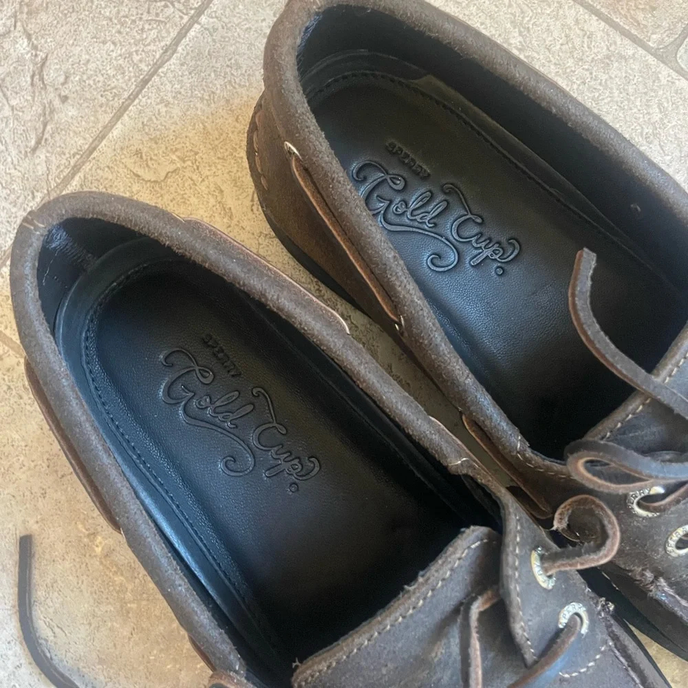 Sperry Gold Cup boat shoes - New. Size 9 - chocolate - Picture 4 of 5